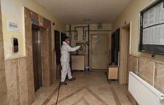 Pamukkale’de 2 bin bina dezenfekte edildi