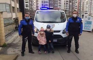 Polis olmak isteyen minik Aras’ın hayali gerçek...