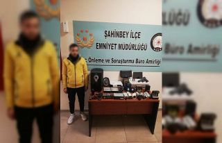 Polisin şüphelendiği evden çok sayıda çalıntı...