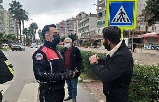 Polisin yayalarla sınavı