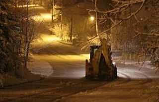 Pozantı’da karla mücadele çalışmaları