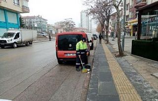 Pursaklar Belediyesinden cadde ve sokaklarda adım...
