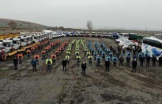 Pursaklar heyecanla beklenen kar yağışına hazır