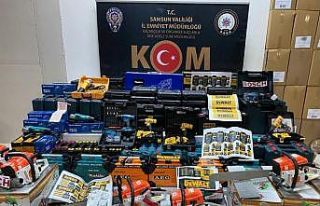 Samsun’da bir iş yerinde faturasız malzeme ele...