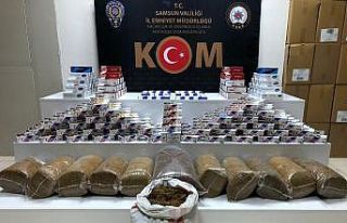 Samsun’da kaçak tütün mamulleri operasyonu