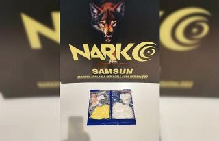 Samsun’da yolcu otobüsünden inen şahıs uyuşturucuyla...