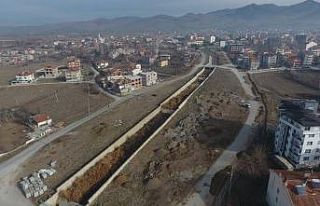 Sandıklı ilçesinde Millet Bahçesi çalışmaları...