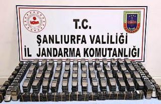 Şanlıurfa’da gümrük kaçağı 300 cep telefonuna...
