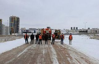 Şanlıurfa’da kar sevinci