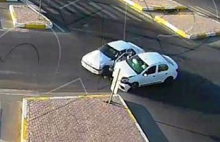 Şanlıurfa’da yaşanan kazalar kamerada