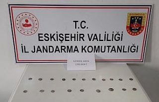 Satılması için Eskişehir’e getirilen 25 gümüş...
