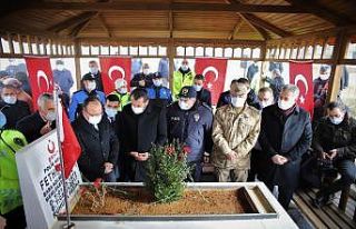 Şehit Fethi Sekin, şehadetinin 4. yılında kabri...