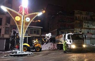Şemdinli Belediyesinden kar mesaisi