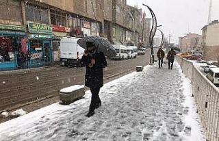Şemdinli’de kar yağışı