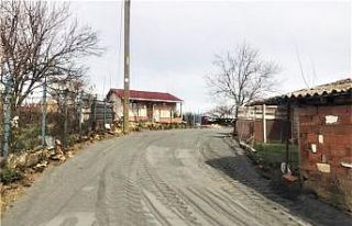 Sert kışa rağmen yol çalışmaları aralıksız...