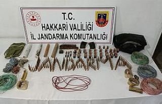 Sığınakta mühimmat ele geçirildi