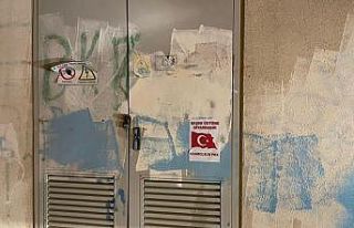 Silvan sokaklarında ’Kahrolsun PKK’ afişleri...