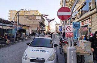 Silvan’da tek yön uygulaması başladı
