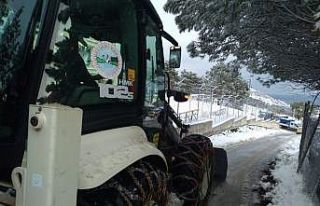 Sinop Belediyesi’nden kar seferberliği