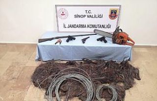 Sinop’ta kablo hırsızlığı