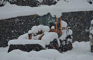 Şırnak-Hakkari yolunda karla mücadele sürüyor