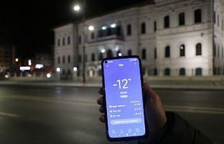 Sivas eksi 12 dereceyle buz tuttu
