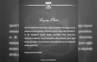 Sivasspor’da Sportif Direktör kaza geçirdi!