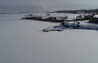 Sivas’ta Sibirya soğukları, Ulaş gölü dondu