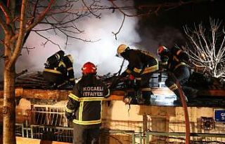 Sobadan çıkan yangın evi küle çevirdi