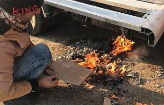 Soğuk hava Iğdır’da hayatı olumsuz etkiliyor