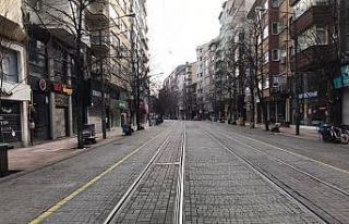 Soğuk hava ve kısıtlamalar caddeleri sessizliğe...