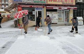 Sokakların sessizliğe büründüğü Bayburt’ta...
