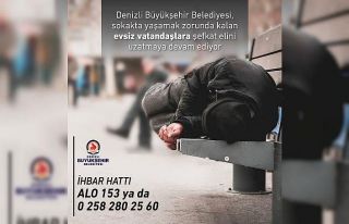 Sokakta yaşan vatandaşlara Büyükşehirden sıcak...