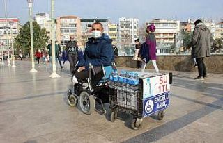 Su satarak protez parası biriktiriyordu, şimdi yürümek...