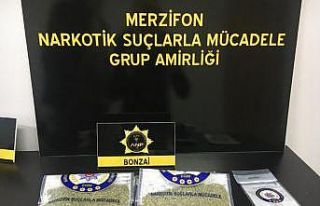 Şüpheli araçtan bonzai ve Afyon sakızı çıktı