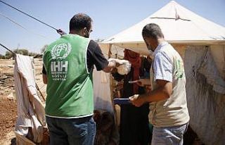 Suriye’de sivillere 153 milyon adet ekmek dağıtıldı