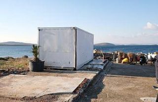 Tabiat parkındaki kaçak binalara dronlu baskın