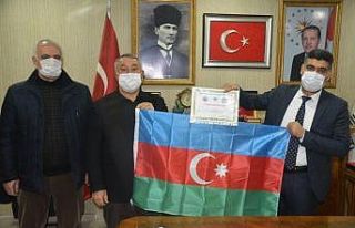 TADDEF, Ak Parti İl Başkanına teşekkür belgesi...