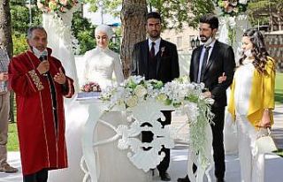 Talas’ta 991 çift aile oldu