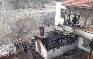 Tandırda çıkan yangın korkuttu