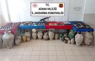 Tarihi eser operasyonundan cephanelik çıktı