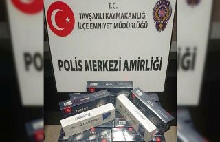 Tavşanlı’da 148 paket kaçak sigara ele geçirildi
