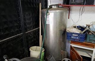 Tekirdağ’da 550 litre sahte içki ele geçirildi