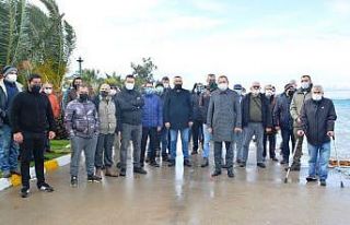 Tekneleri parçalanan balıkçılar barınak istiyor