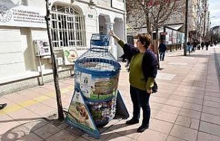 Tepebaşı’nda tonlarca atık ekonomiye kazandırıldı