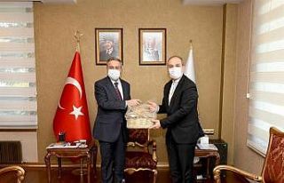 TGKA Genel Müdür Yardımcısı Türkmen, Vali Su’yu...