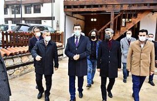 Tüfenkci, Tarihi Yeşilyurt Konaklarını inceledi