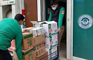 Tüm Yerel Sen’den Halk Market’e bağış