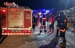 Tünelde yangın çıktı, 8 işçi dumandan zehirlendi