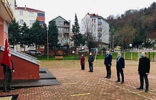 Türkeli’de tüm okullarda İstiklal Marşı okundu